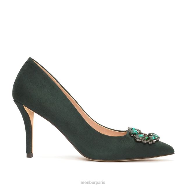 Menbur femmes tadasuni DVZ862184 talons moyens et bas vert