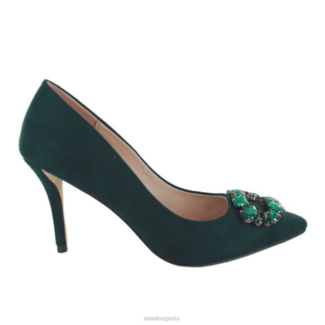 Menbur femmes tadasuni DVZ862184 talons moyens et bas vert