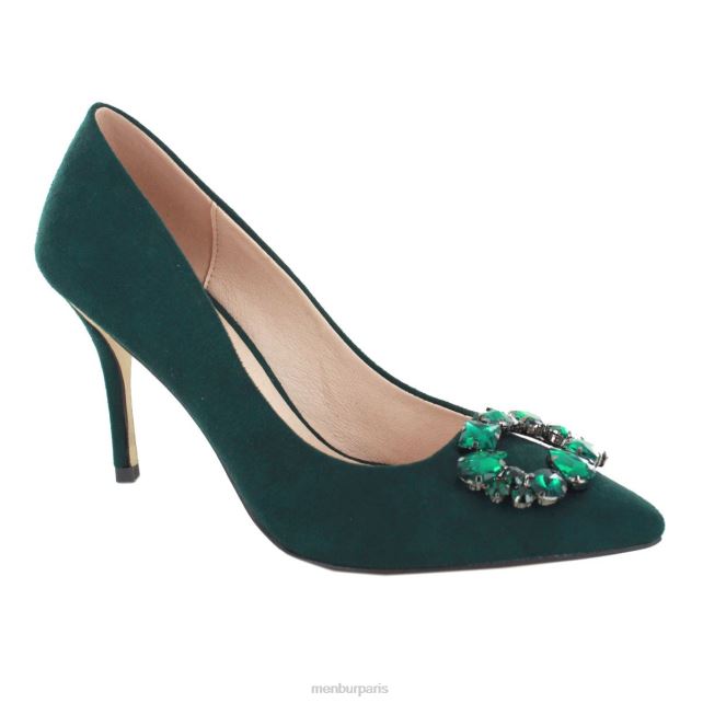 Menbur femmes tadasuni DVZ862184 talons moyens et bas vert
