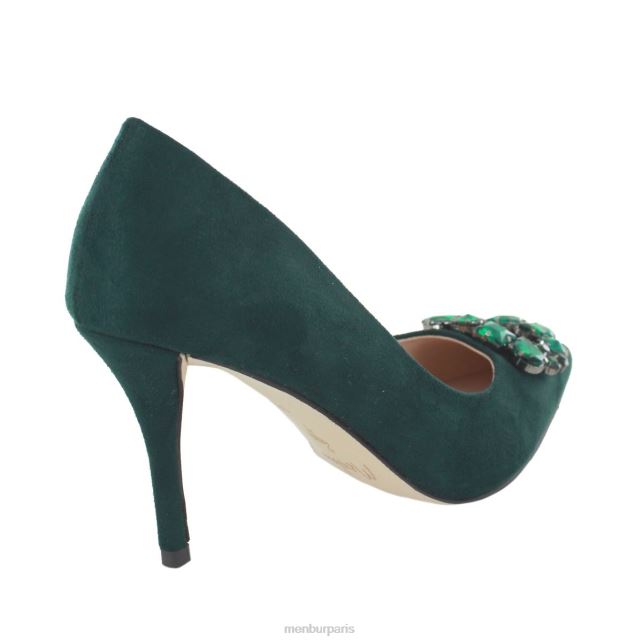 Menbur femmes tadasuni DVZ862184 talons moyens et bas vert