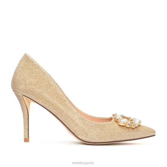 Menbur femmes tagliato DVZ862185 talons moyens et bas beige