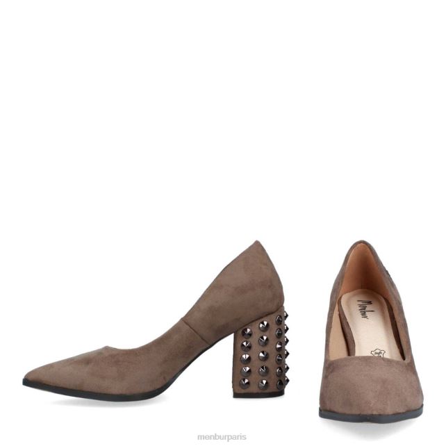 Menbur femmes talavorno DVZ862187 talons moyens et bas brun