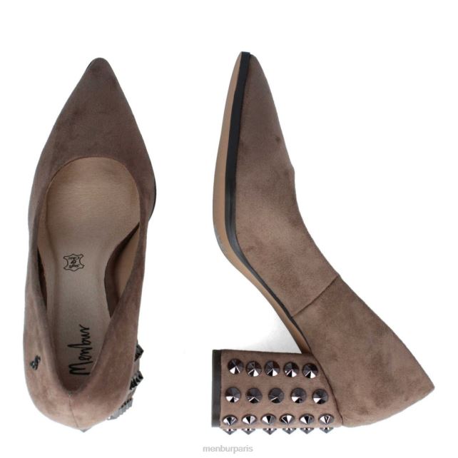 Menbur femmes talavorno DVZ862187 talons moyens et bas brun