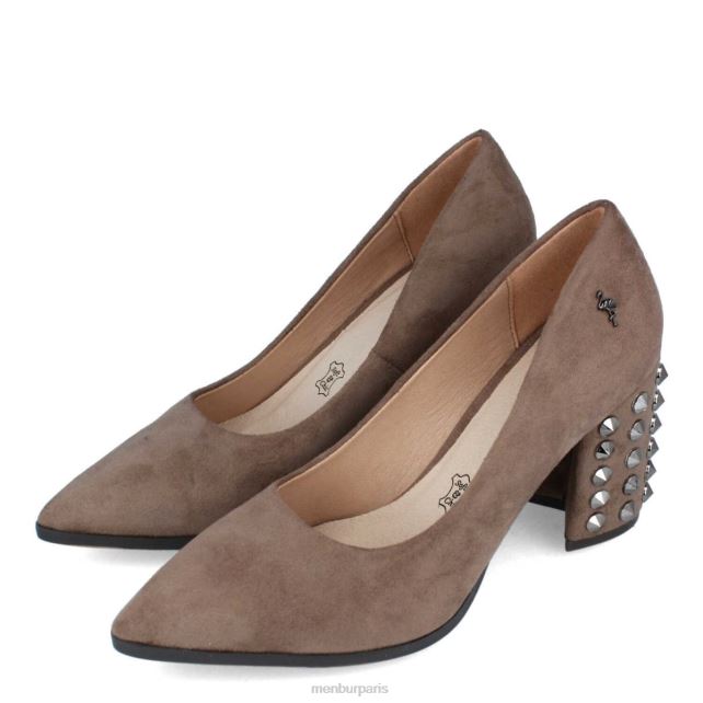 Menbur femmes talavorno DVZ862187 talons moyens et bas brun