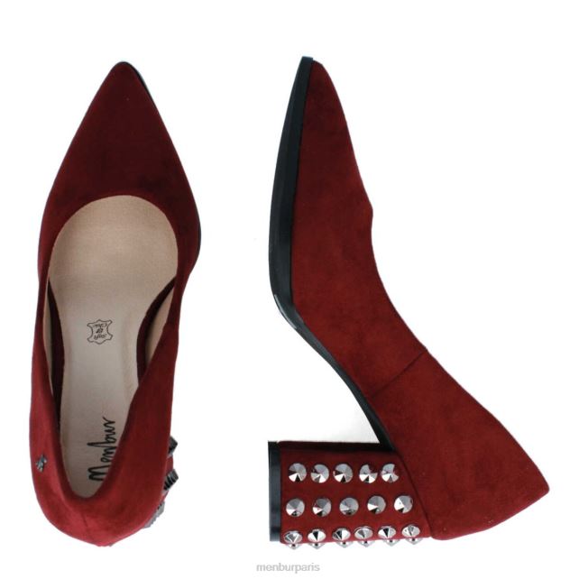 Menbur femmes talavorno DVZ862188 talons moyens et bas rouge