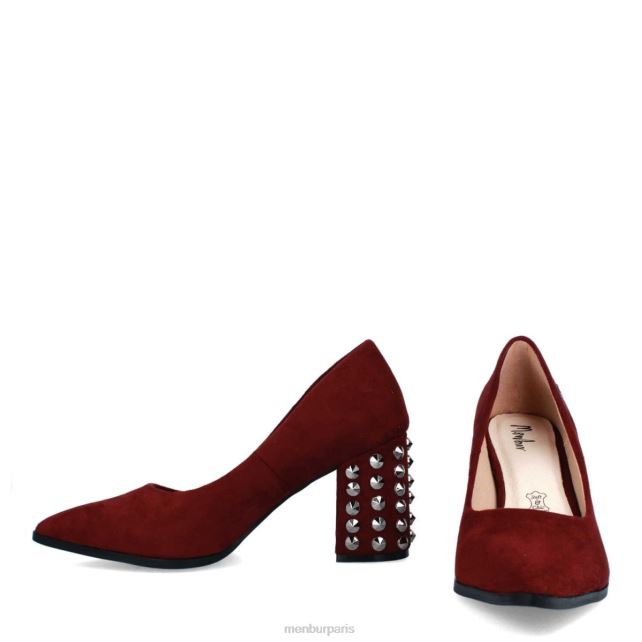 Menbur femmes talavorno DVZ862188 talons moyens et bas rouge