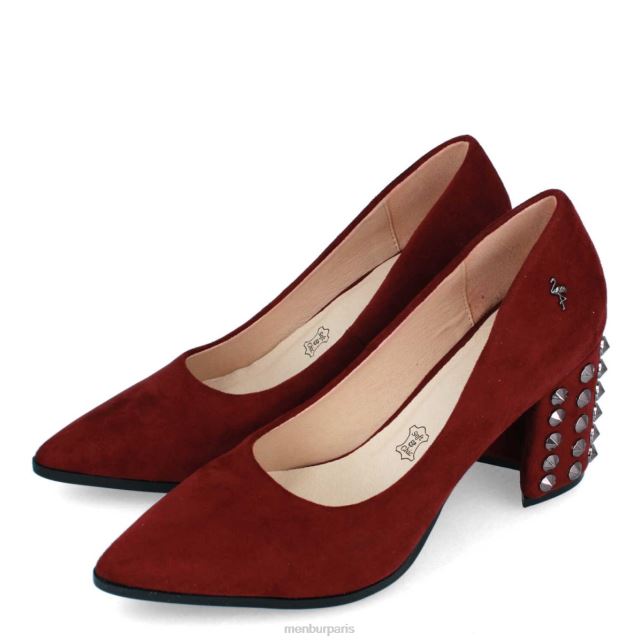 Menbur femmes talavorno DVZ862188 talons moyens et bas rouge