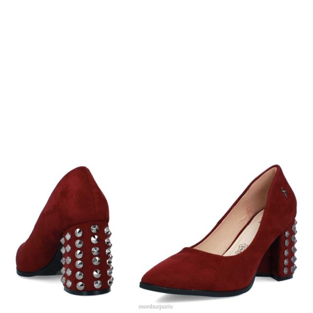 Menbur femmes talavorno DVZ862188 talons moyens et bas rouge