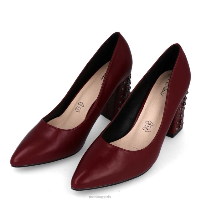 Menbur femmes tamponner DVZ862190 talons moyens et bas rouge