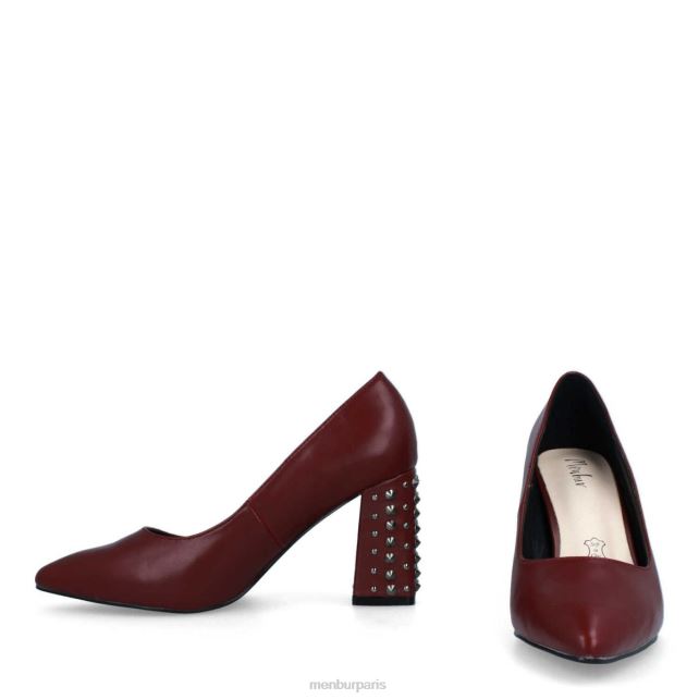 Menbur femmes tamponner DVZ862190 talons moyens et bas rouge
