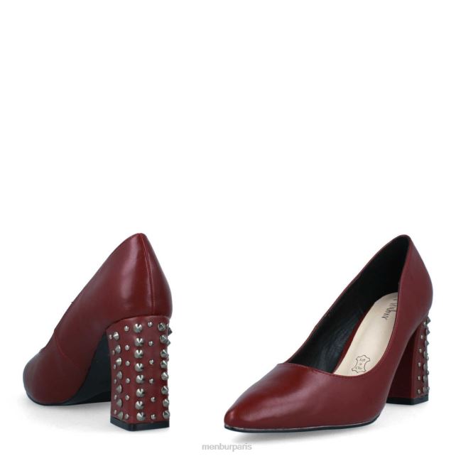 Menbur femmes tamponner DVZ862190 talons moyens et bas rouge