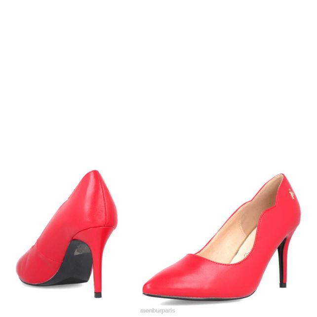Menbur femmes tanaunelle DVZ862130 talons moyens et bas rouge