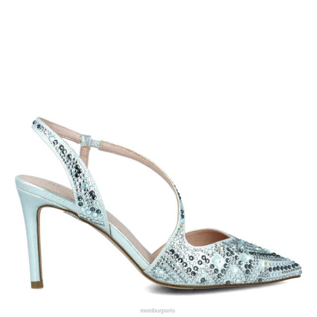 Menbur femmes tarantasque DVZ865828 talons moyens et bas argent