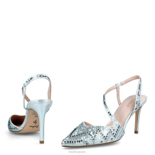 Menbur femmes tarantasque DVZ865828 talons moyens et bas argent