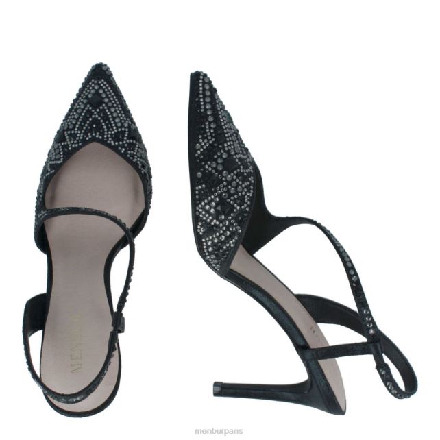 Menbur femmes tarantasque DVZ865829 talons moyens et bas noir