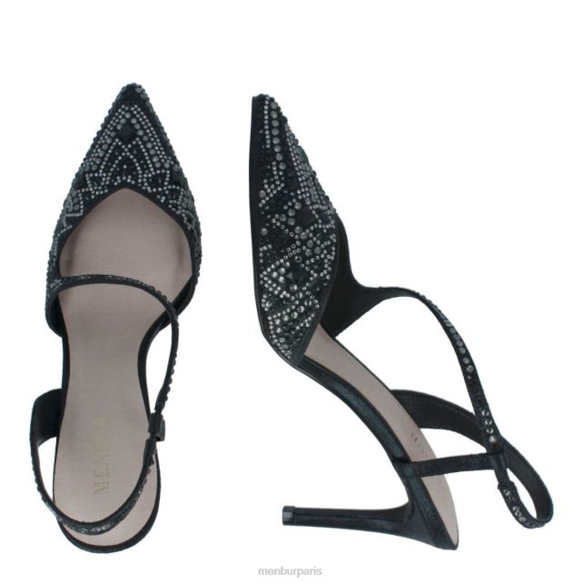 Menbur femmes tarantasque DVZ865829 talons moyens et bas noir