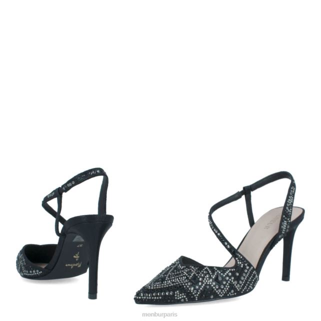 Menbur femmes tarantasque DVZ865829 talons moyens et bas noir