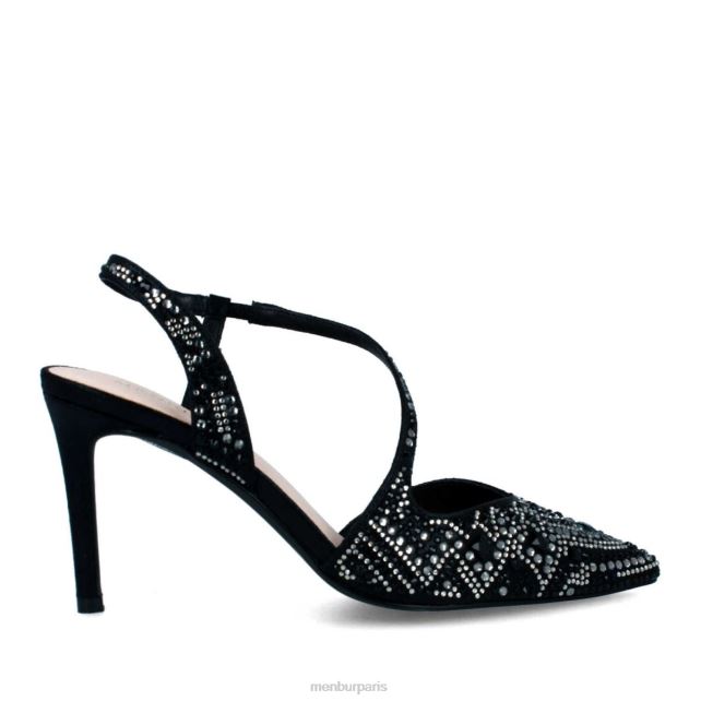 Menbur femmes tarantasque DVZ865829 talons moyens et bas noir