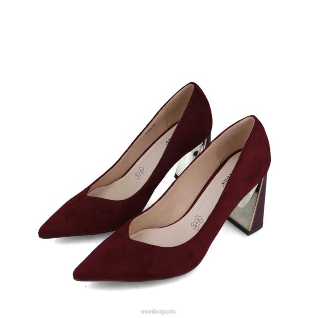 Menbur femmes trémolite DVZ865594 talons moyens et bas rouge