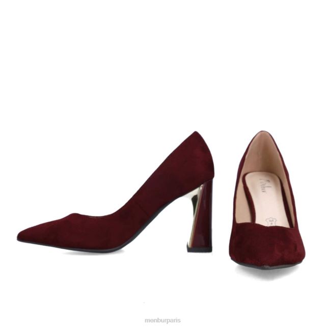 Menbur femmes trémolite DVZ865594 talons moyens et bas rouge