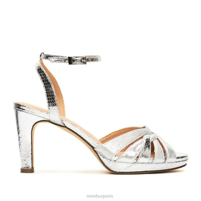 Menbur femmes travo DVZ861949 talons moyens et bas argent