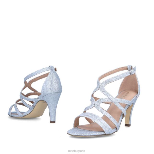Menbur femmes treménico DVZ861908 talons moyens et bas argent
