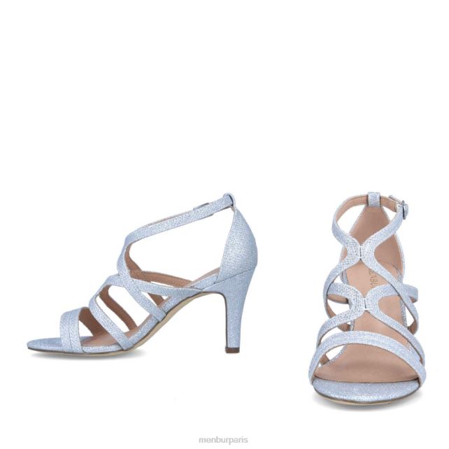 Menbur femmes treménico DVZ861908 talons moyens et bas argent