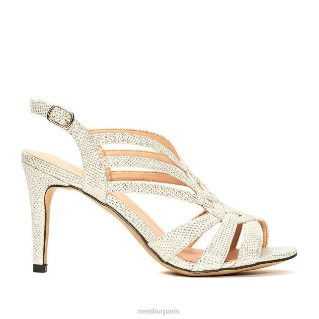 Menbur femmes tripi DVZ861956 talons moyens et bas argent