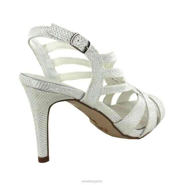 Menbur femmes tripi DVZ861956 talons moyens et bas argent