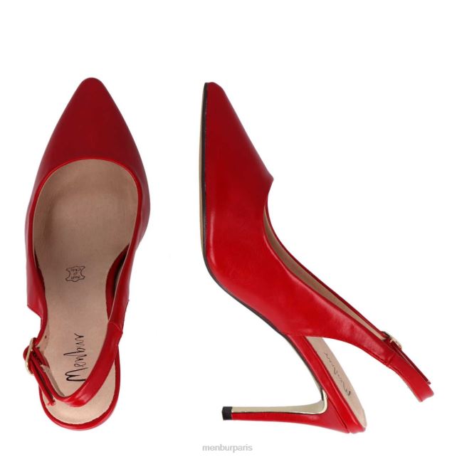 Menbur femmes tussillo DVZ861961 talons moyens et bas rouge