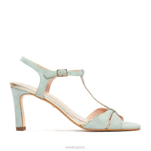 Menbur femmes ururi DVZ862079 talons moyens et bas bleu clair