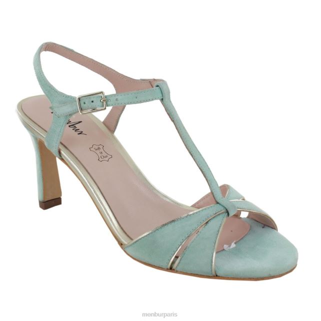 Menbur femmes ururi DVZ862079 talons moyens et bas bleu clair