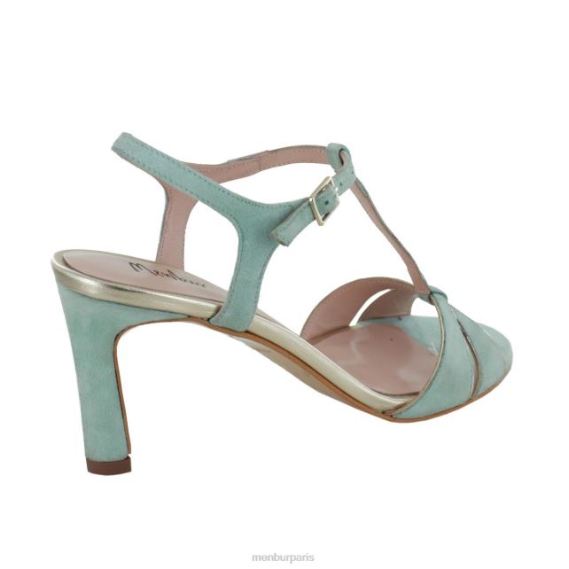 Menbur femmes ururi DVZ862079 talons moyens et bas bleu clair