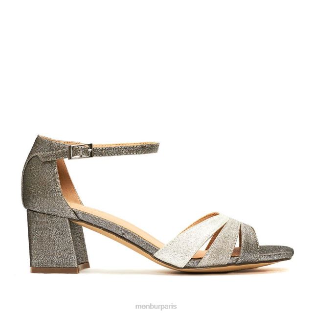 Menbur femmes vaccin DVZ861955 talons moyens et bas argent