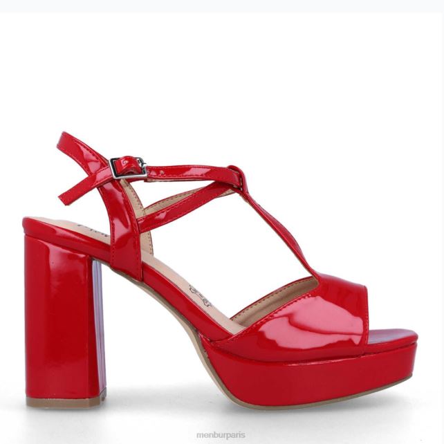 Menbur femmes villado DVZ862097 talons moyens et bas rouge