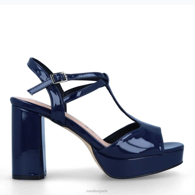 Menbur femmes villado DVZ862098 talons moyens et bas bleu foncé