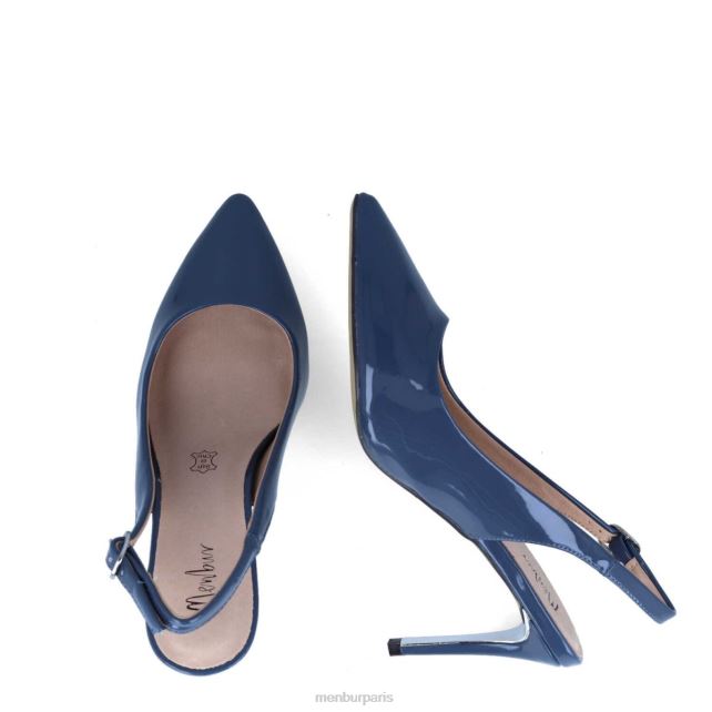 Menbur femmes villaro DVZ862064 talons moyens et bas bleu moyen