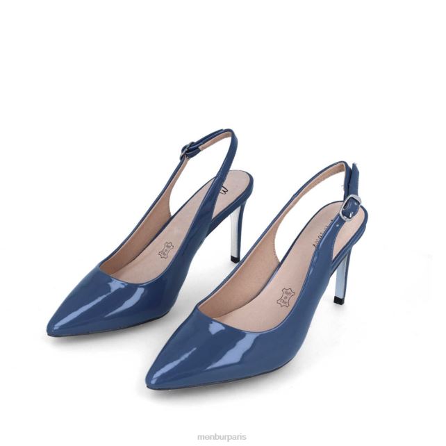 Menbur femmes villaro DVZ862064 talons moyens et bas bleu moyen