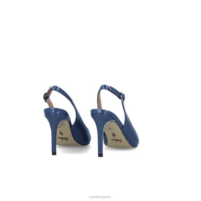 Menbur femmes villaro DVZ862064 talons moyens et bas bleu moyen