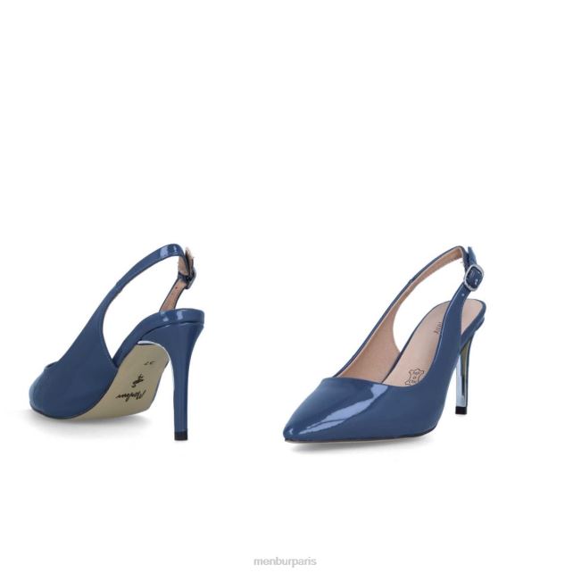 Menbur femmes villaro DVZ862064 talons moyens et bas bleu moyen