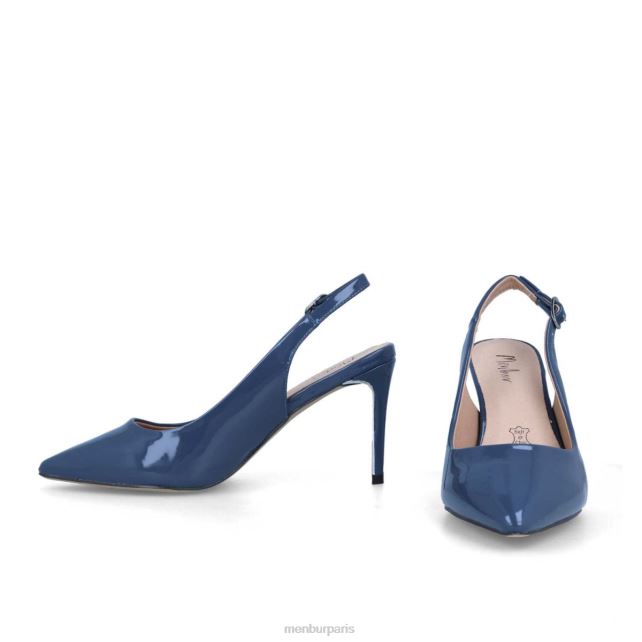 Menbur femmes villaro DVZ862064 talons moyens et bas bleu moyen