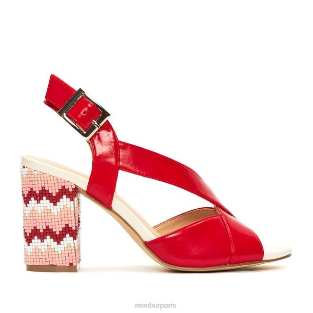 Menbur femmes visnadello DVZ862066 talons moyens et bas rouge
