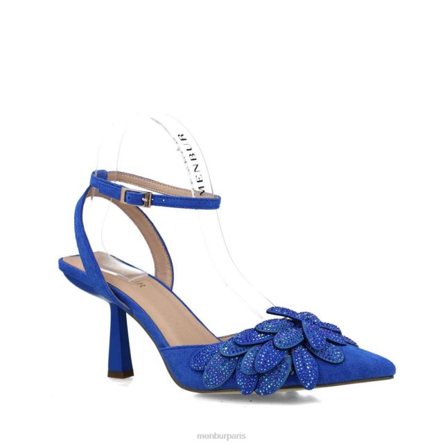 Menbur femmes volans DVZ865532 talons moyens et bas bleu moyen
