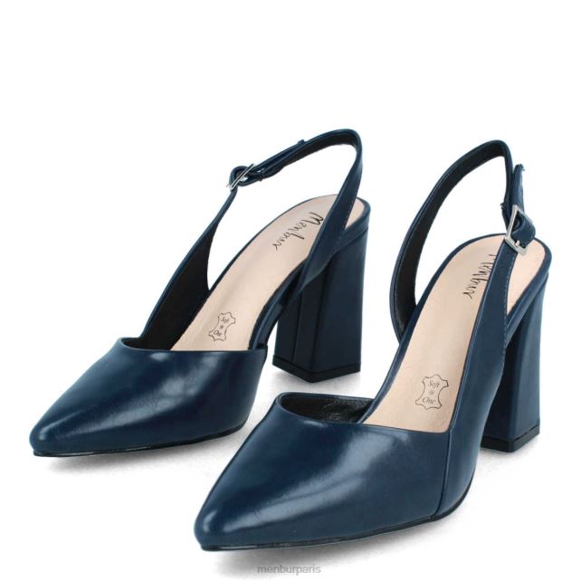 Menbur femmes vomano DVZ862018 talons moyens et bas bleu foncé