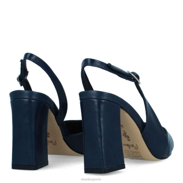 Menbur femmes vomano DVZ862018 talons moyens et bas bleu foncé