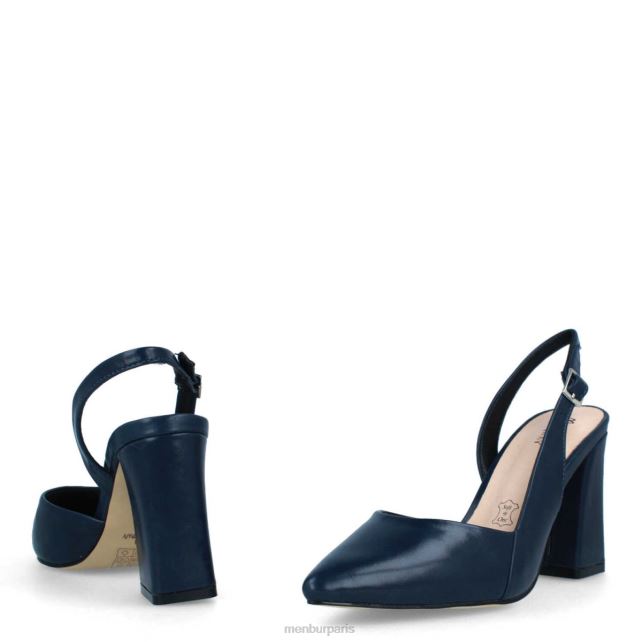 Menbur femmes vomano DVZ862018 talons moyens et bas bleu foncé