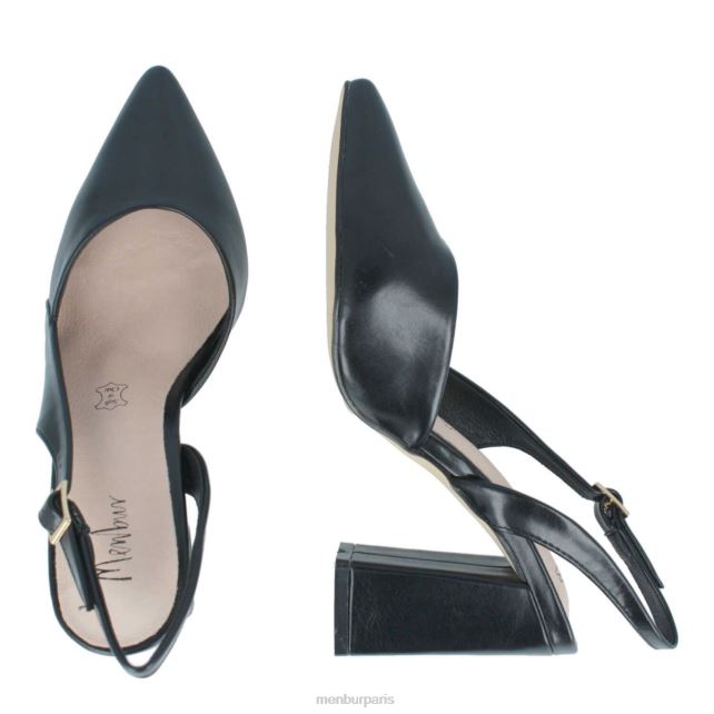 Menbur femmes vomano DVZ862094 talons moyens et bas noir