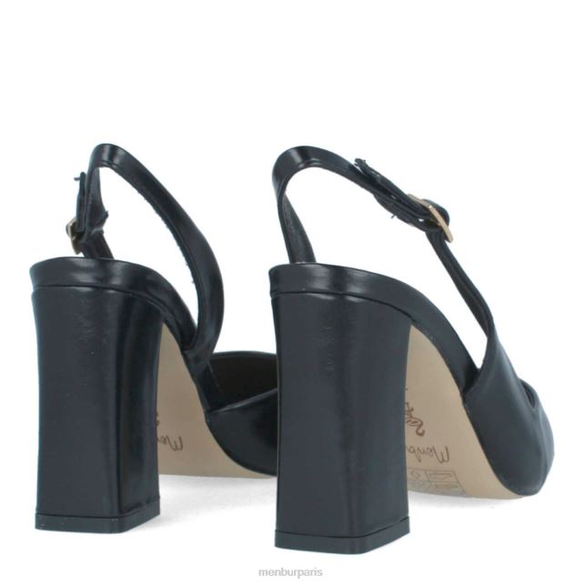 Menbur femmes vomano DVZ862094 talons moyens et bas noir